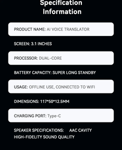 <span class=keywords><strong>Traducteur</strong></span> vocal M30 2026 prenant <span class=keywords><strong>en</strong></span> charge 139 langues <span class=keywords><strong>en</strong></span> <span class=keywords><strong>ligne</strong></span> et 14 hors <span class=keywords><strong>ligne</strong></span>, machine de traduction intelligente avec enregistrement photo pour les voyages d'affaires - Product Image 2