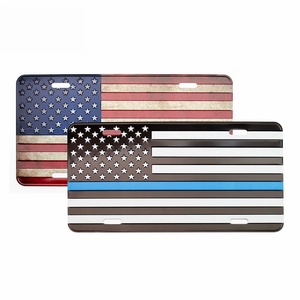Wholesale New Arrival US Standard Vintage Aluminum Alloy Car License Plate Frame,Camouflage License Plate Frame - Product Image 5