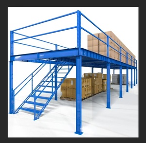 Multi-Layer Mezzanine Floor Platform for <strong>Warehouse</strong> <strong>Storage</strong> Steel Structure Powder Coating for <strong>Racks</strong> Pallet Racking <strong>Storage</strong> <strong>Racks</strong> - Product Image 3