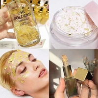 1g 99% Flocons de feuilles d'or pur 24k pour la beauté du visage Cosmétiques pour la décoration de gâteaux alimentaires Grands flocons comestibles Flocons d'or 24K