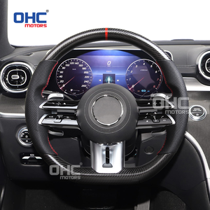 Volant en fibre de carbone véritable pour Volante Mercedes AMG Lenkrad <span class=keywords><strong>S</strong></span> Classe E 2021 + W223 E53 E63 C43 GLS CLS <span class=keywords><strong>GLE</strong></span> en stock européen - Product Image 6