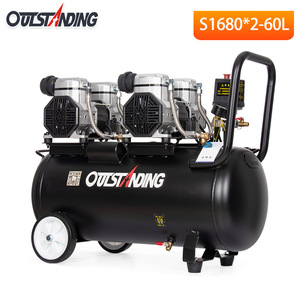 เครื่องอัดอากาศคุณภาพเยี่ยม รุ่น 220V 980 แบบไร้น้ำมัน ชนิดลูกสูบ สำหรับงานไม้และซ่อมรถยนต์ - Product Image 5