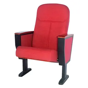 Silla de madera para teatro, asiento de madera para JY-615M