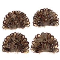 Broche en plumes exquise et originale, accessoire de costume, chapeau, cadeau