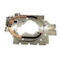 Radiador de Aluminio Extruido Plano para Computadora, Disipador de Calor con Tubo de Calor para LED