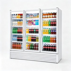 Vitrina Comercial Bajo Mostrador con 3 Puertas de Gran Capacidad para Exhibición de Bebidas y Productos a Granel - Product Image 2
