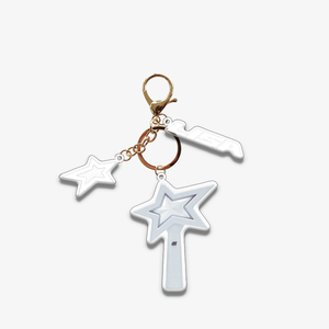 Custom Anime Idol Support <b>Lamp</b> Key Chain Star Stick Three-Piece Student Backpack Accessories Acrylic - Product Image 3