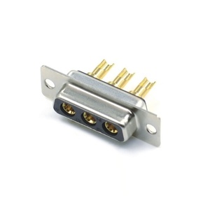Conector Hembra D-<span class=keywords><strong>Sub</strong></span> 3W3 Combo con <span class=keywords><strong>Copa</strong></span> de Soldadura 20A de Contacto Mixto para Ensamblaje de Cables y Mazos de Cables - Product Image 1