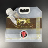1.5L 1.6L pochette à bec pliable stockage extérieur boisson sac eau plastique sac pochette café sac doypack