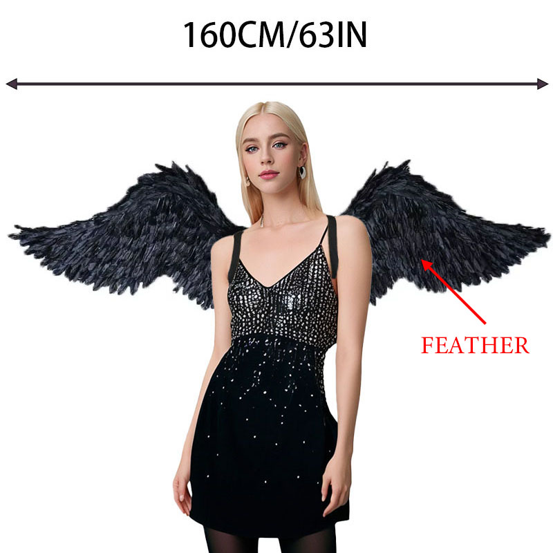 Black Victoria Secret Angel Wings - Perfect for Halloween