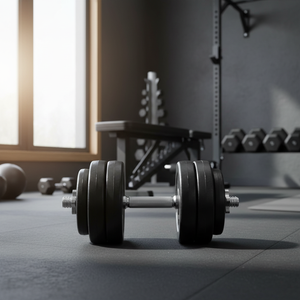 33.1 lb 9-Piece Black <b>Dumbbell</b> Set - Product Image 3