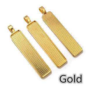 Plateaux pendentifs à lunette ronde de 25mm pour la fabrication de bijoux à bricoler soi-même Bases de médaillon photo vierges - Product Image 6