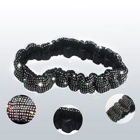 Housse de rétroviseur intérieur de voiture brillante en peluche, décor de rétroviseur élastique scintillant, housse de protection, accessoires intérieurs de voiture pour filles