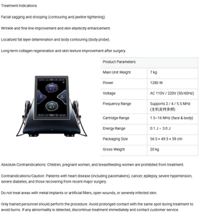 Precio de Promoción: Máquina HIFU 12D para Cuidado Facial y Corporal, Ultrasonido para Eliminación de Arrugas, Lifting Facial y Pérdida de Grasa - Product Image 3