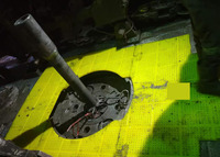 Tapis de protection antidérapant en polyuréthane pour équipement de sécurité des champs pétrolifères, avec clous en acier, pour plateformes de forage, découpe 1000x1000mm