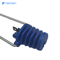 Penjepit Kabel Suspensi Nylon Berpenguat Logam Fibconet FTTH/FTTX 2-5mm dengan Garansi 10 Tahun