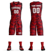 Ensembles d'entraînement de basketball de haute qualité à séchage rapide, maillot brodé, grande taille, respirant et imprimé