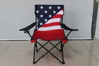Chaise pliante de camping bon marché, fournisseur de drapeaux américains du Canada