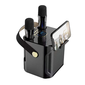 ลำโพงคาราโอเกะพกพา 3000mAh สำหรับ<span class=keywords><strong>เครื่อง</strong></span>เล่น MP3 5.4 นิ้ว พร้อมซับวูฟเฟอร์ ช่องต่อ USB/AUX ไมโครโฟน 2 ตัว สำหรับงานปาร์ตี้ครอบครัวกลางแจ้ง - Product Image 1