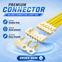 Durevole affidabile Jst 1.2mm passo singola fila alloggiamento 2-7 Pin ad angolo retto Wafer cavo per schede connettori per
