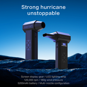 3-tốc độ không khí Khăn lau bụi 130000rpm điện máy thổi khí mini máy bay phản lực Turbo nén không khí có thể sạc lại Turbo máy bay phản lực Fan - Product Image 5