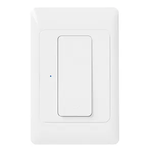 Tuya Wifi Zigbee Voice Control Smart Wall Light Switch Neutral Optional Wireless Push Button 1 2 3 Gangs Interrupter