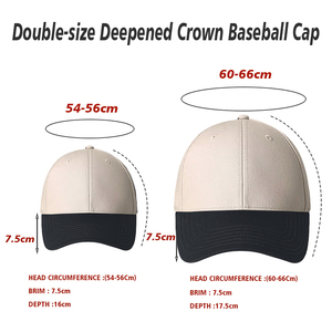 Casquette de baseball en coton 100% structurée à bord incurvé, broderie personnalisée, logo, boucle métallique réglable, chapeau de haute qualité, vente en gros - Product Image 3