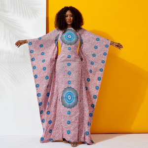 Shenbolen D'impression De Cire Africaine Ankara Style Chauve-Souris Motifs <span class=keywords><strong>Robe</strong></span> de Soirée - Product Image 4