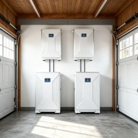 Kit complet de panneaux solaires 30KW 10KW 3KW 60kWh/jour, système de batterie domestique, contrôleur MPPT, batterie lithium-ion, modèle T30 SUPSRSAFE