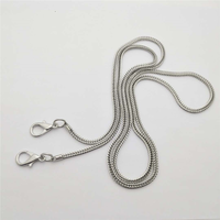 Chaîne de serpent en métal de haute qualité de 4,2 mm, personnalisée en usine, pour accessoires de sac à main, avec couleur et logo personnalisés, marque XLS