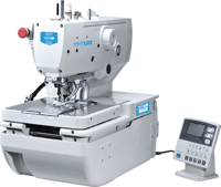 Machine à Coudre Industrielle Automatique Numérique YS-9820 pour Boutonnières Oeillets à Tête Ronde, État Neuf