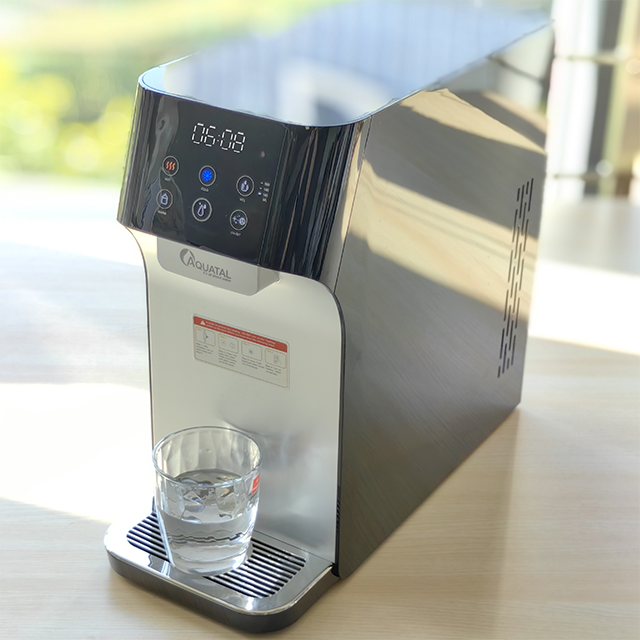 Electric Soda Water Maker Dispenser Hot/Cold/Water/SODA & Sparkling Plastic Desktop Installation for Household or Hotel Use
