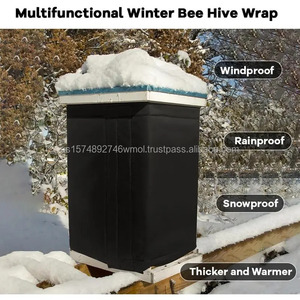 Nouvelle couverture d'hiver pour ruche, 2 niveaux, isolée, imperméable, écologique, réutilisable pour 10/8 cadres Langstroth - Product Image 4