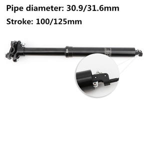 EXA Wire Control 900i Lift Seat <b>Tube</b> Mountain <b>Bike</b> 30.9/31.6mm Inner Cable 345/395/445 Hydraulic Telescopic Seat Post <b>for</b> MTB - Product Image 3