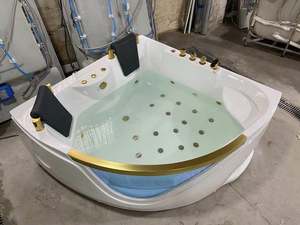 Alta calidad al por mayor de encargo del baño de esquina ABS interior caliente bañeras de masaje independiente bañeras con <span class=keywords><strong>precios</strong></span> baratos - Product Image 5