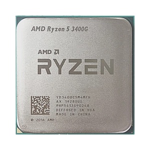 Procesador de CPU de 5 <span class=keywords><strong>3400G</strong></span> <span class=keywords><strong>R5</strong></span> <span class=keywords><strong>3400G</strong></span> de 3.7 Ghz, Cuatro Núcleos, 65W, Socket AM4 para Ordenador de Escritorio - Product Image 1