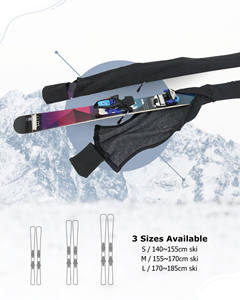 Funda Protectora para Tabla de Snowboard de Poliéster de 150 cm, con Correas para Hombro, Completamente Impermeable, Funda Protectora Suave para Tabla de Snowboard - Product Image 5