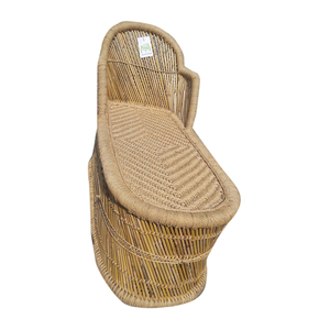 Sillón Reclinable Largo de Mimbre de Bambú, Hecho a Mano, para Relajarse Junto a la Piscina, Resort, Sofá Cama - Product Image 3