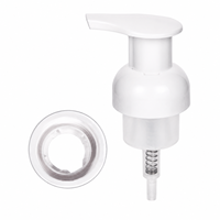 Pompe à mousse blanche à clipser 30/410 en plastique PP, distributeur de mousse OEM pour nettoyant visage, lavage des mains, emballage cosmétique, vente en gros