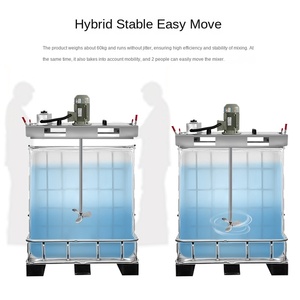 316 thép không gỉ chống ăn mòn IBC tấn thùng khuấy với động cơ AC 380V lớp phủ khả năng 1000L năng suất cao - Product Image 2