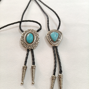 Bijoux de mode véritable pierre Turquoise pendentif colliers 45mm Cowboy Style <span class=keywords><strong>Bolo</strong></span> <span class=keywords><strong>cravate</strong></span> pour cadeau - Product Image 5