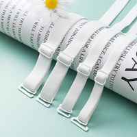 Accessoires intimes Bretelles de sous-vêtements Brillant Bande élastique Femmes Bretelles de soutien-gorge en peluche antidérapantes