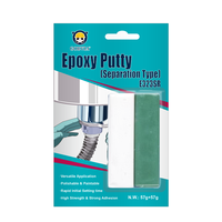 Mastic époxy haute résistance GORVIA E323SR, type séparateur, adhésif de réparation multi-usages pour l'étanchéité des métaux, du bois et des tuyaux
