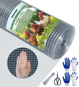 Malla de Alambre Galvanizado en Caliente de 1/2 Pulgada, 16 Pulgadas x 100 Pies, Calibre 19, Rollos de Malla <span class=keywords><strong>para</strong></span> Gallineros, Cercas <span class=keywords><strong>para</strong></span> Aves de Corral - Product Image 1
