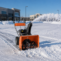 Balayeuse à neige JHS légère 3-en-1, 85 kg, démarrage manuel, moteur 6,5 CV, autoportée, 15 % plus légère, sans batterie, pour le déneigement