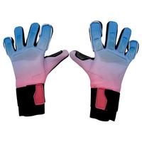 Gants de gardien de but de football professionnels en PVC, thermocollés, durables, écologiques, avec support de poignet flexible, logo personnalisé, tous modèles