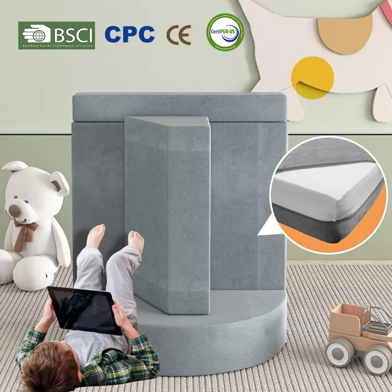 Modulaire Speelkamer Cpc Opvouwbare Vloer Kinderen Speelbank Kinderen Zacht Meubilair Met Afneembare En Machine Kinderbank