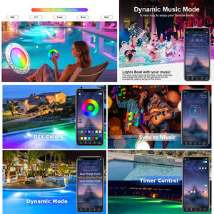 Lumière LED sous-marine pour piscine et <span class=keywords><strong>spa</strong></span>, personnalisée, 6 pouces, 50 pieds, AC12V, changement de couleur, pour piscines et spas - Product Image 4