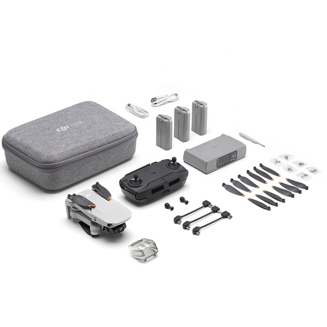 For DJI Mini SE Combo Drone 19 Mins Flight Time 3-Axis Gimbal 2.7K Camera 4 Km Transmission FCC Version 3 Batteries Original DJI
