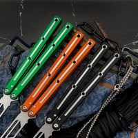 Couteau pliant de poche en acier inoxydable le plus vendu V3 Tanto Trainer pour l'extérieur pour l'entraînement des débutants Portable et de qualité DIY